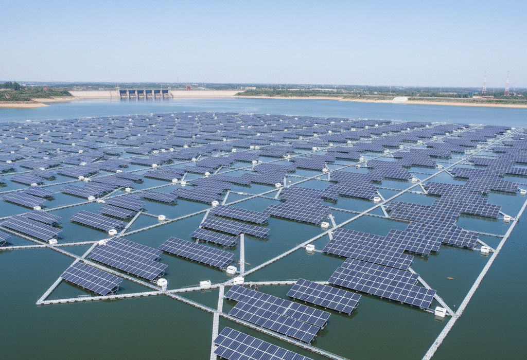 کره جنوبی بزرگترین نیروگاه خورشیدی شناور خود را در سد مخزنی ایمها راه اندازی کرد