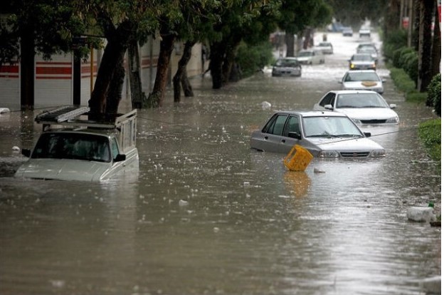 تصور وقوع بارندگی های شدید در اهواز