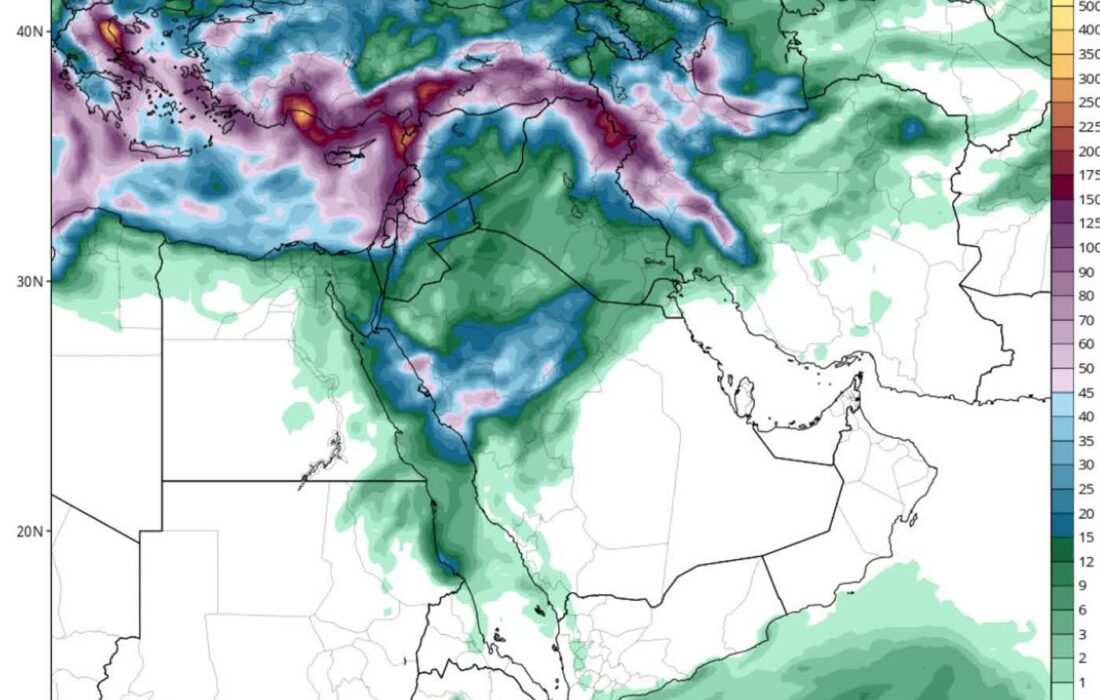 بارشها در راه غرب کشور؛ زاگرس و شمالغرب در معرض بارش و برف قابلتوجه طی ۱۰ روز آینده