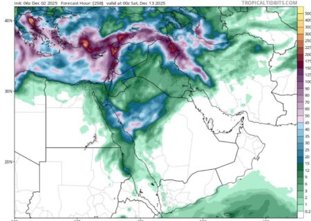 بارش‌ها در راه غرب کشور؛ زاگرس و شمال‌غرب در معرض بارش و برف قابل‌توجه طی ۱۰ روز آینده