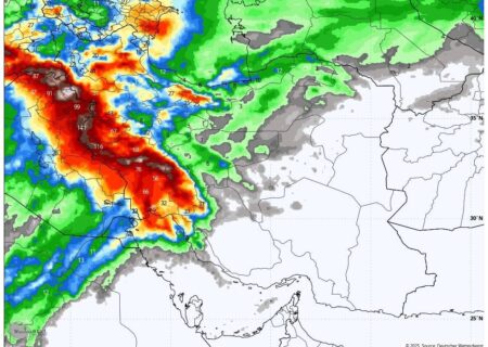 گزارشی از بارشهای روزهای 17 تا 20 آذر 1404